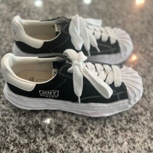 Black and White Kids Sneakers